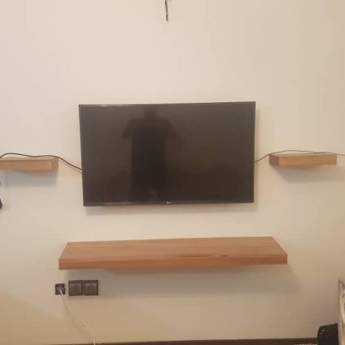 نصب و پخش انواع شلف و نصب وپخش تلویزیون با پایه دیواری