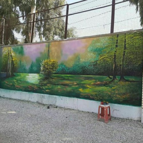 خدمات نقاشی دیواری و دیوار نویسی در اهواز
