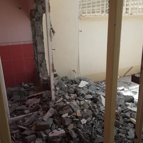 تخریب کاری ساختمان طبقاتی در بندرعباس