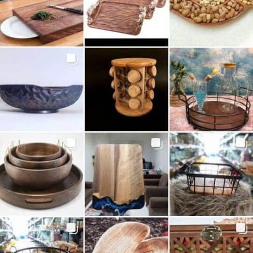 فروش ظروف چوبی به صورت تک و عمده در تهران