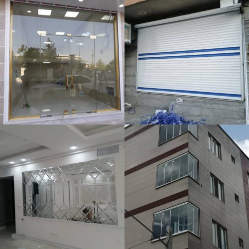 فروش و نصب شیشه کوریت و کرکره برقی در سنندج