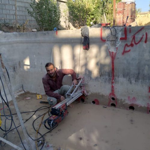اجرای کرگیری و سوراخکاری سقف ها در شیراز