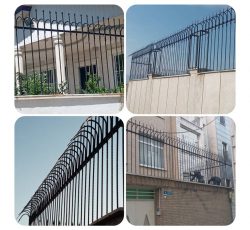 تولید کننده نرده و حفاظ آهنی بالای دیوار در تهران