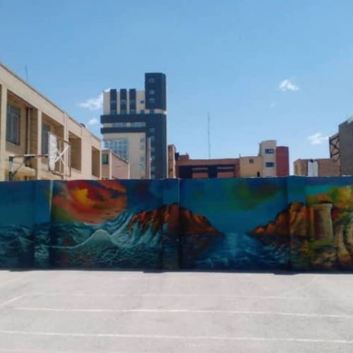 نقاشی دیواری و دیوارنویسی تبلیغاتی در کرمان