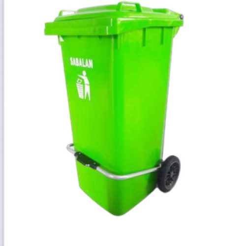 توزیع سطل زباله پلاستیک چرخ دار و پدال دار