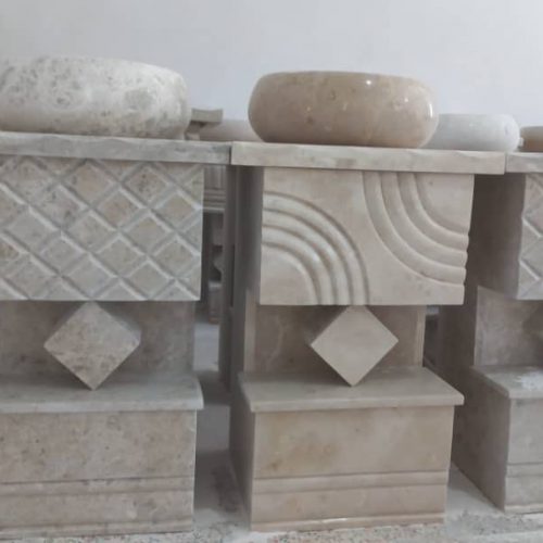تزئینات سنگ حاج علی – مرکز تولید و فروش روشویی سنگی و پایه شیر در کرج