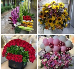 بهترین مرکز فروش باکس و سبد گل مراسمات شادی و ترحیم در تهران