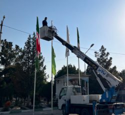 اجاره بالابر پرچم ریاست – بهترین مرکز کرایه بالابر در ارومیه ، تبریز و شهر های حومه