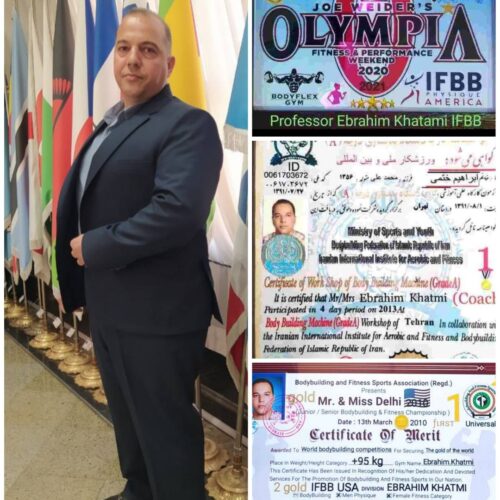 بهترین مربی بدنسازی ایران و قهرمان جهان ، رکورد دار پاورلیفتینگ سه گانه جهان