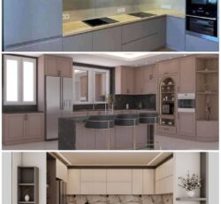 طراحی و ساخت کابینت کمددیواری تی وی وال در اصفهان