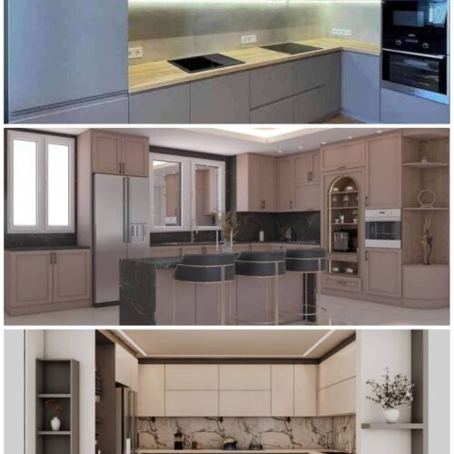 طراحی و ساخت کابینت کمددیواری تی وی وال در اصفهان